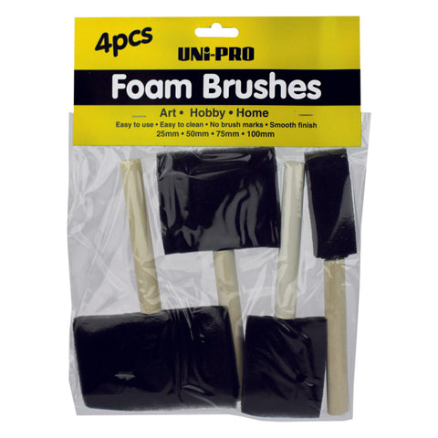 Foam Brush Set 4pcs
