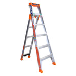 3 in 1 Step Leaning Straight Ladder 1.8m 150KG