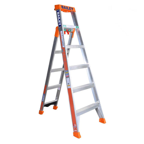 3 in 1 Step Leaning Straight Ladder 1.8m 150KG