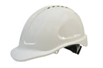 MaxiSafe White Vented Hard Hat
