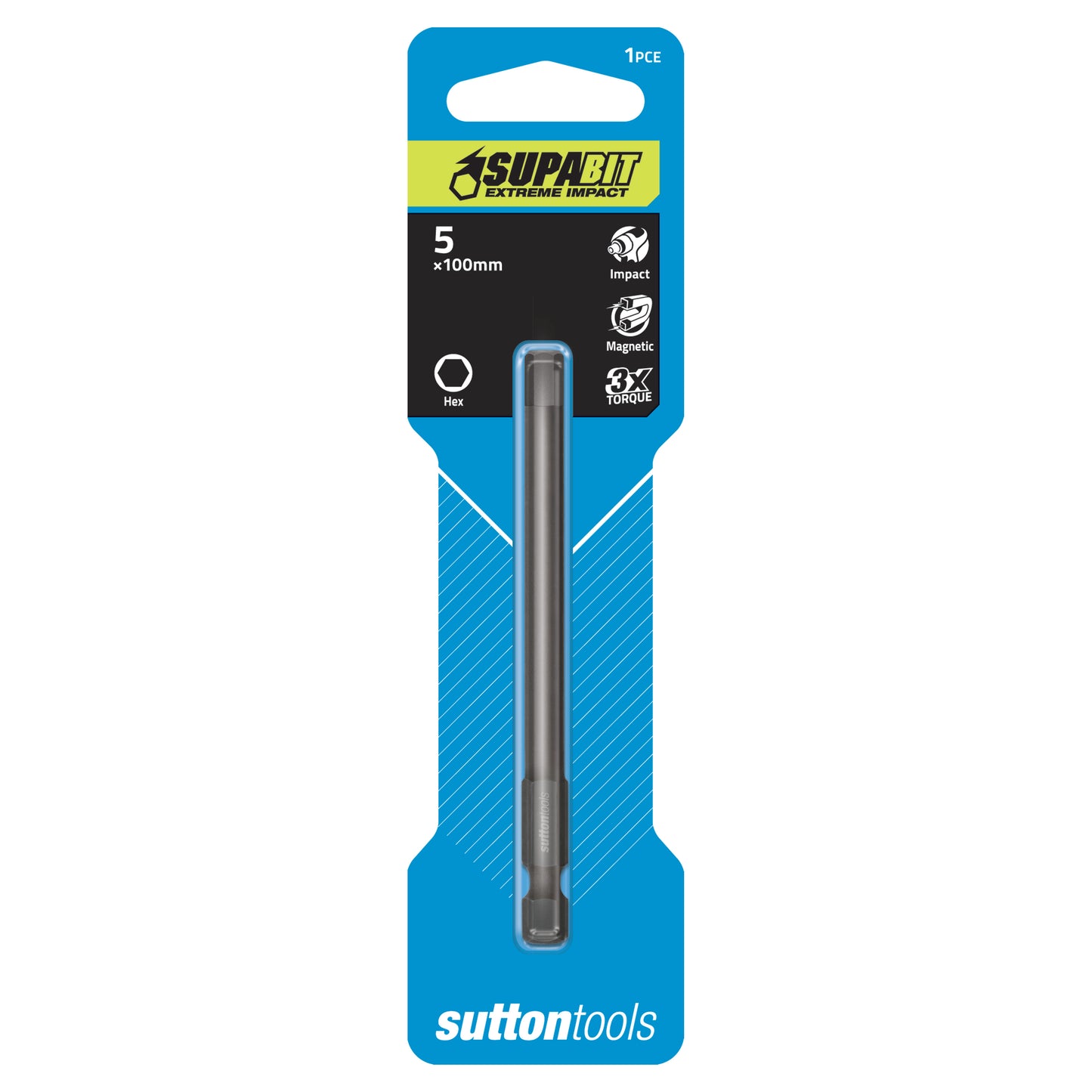 Impact Hex Screwdriver Bits