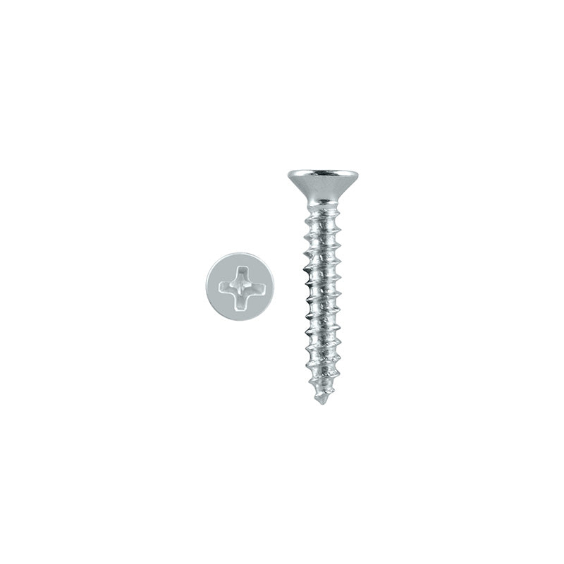 Timber Screw CSK 8g x 25mm Nickel