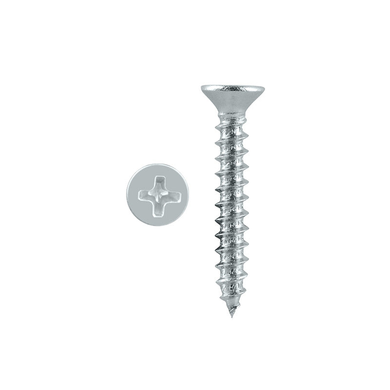 Timber Screw CSK 10g x 25mm SS