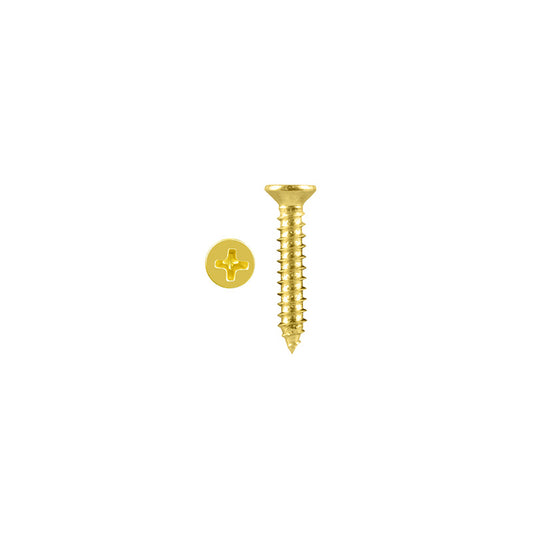 Timber Screw CSK 2g x 12mm Brass