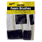 Foam Brush Set 4pcs