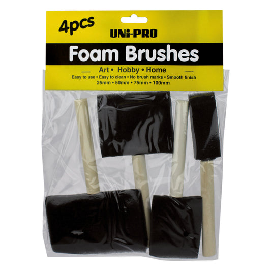 Foam Brush Set 4pcs