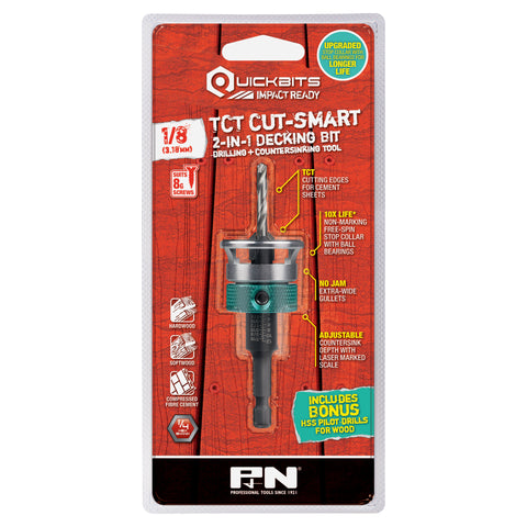 Quickbit TCT Cut Smart 1/8"