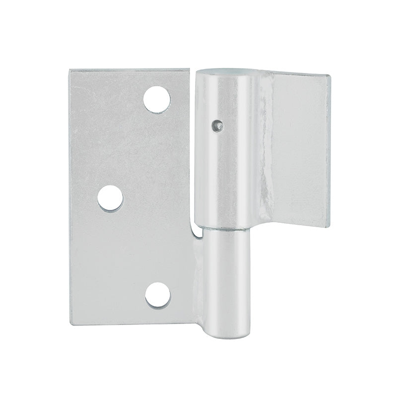 Butt & Weld-On Hinge Left 16mm Pin Zinc