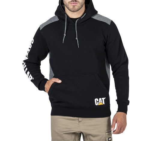 Logo Panel Hooded Sweatshirt