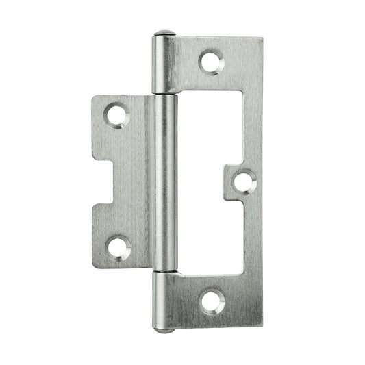 Flush Hinge SS 90x1.6mm Fixed Pin 2pk
