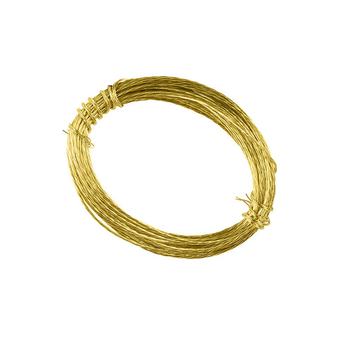 Picture Wire Brass 4 Strand 12ft