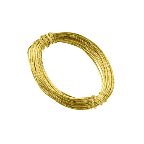 Picture Wire Brass 7-Strand 14ft