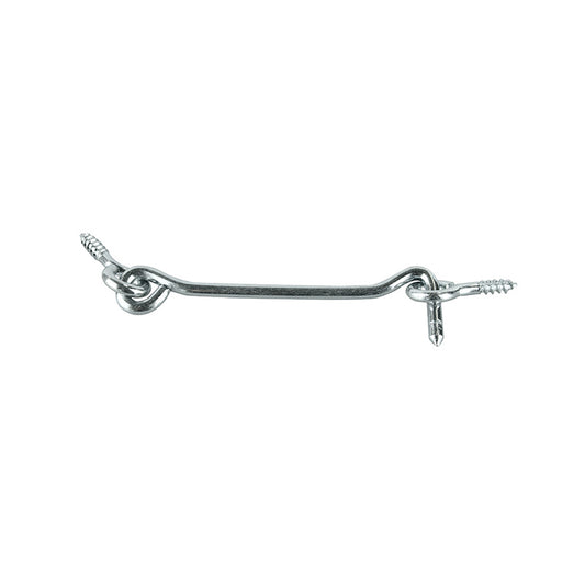 Gate Hook & Eye 75mm Zinc 2pk