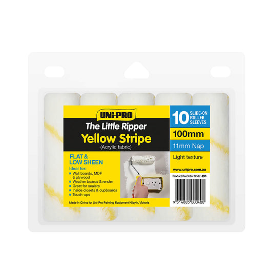 Yellow Stripe Fabric Covers 10pk