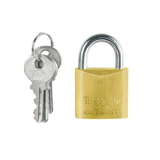 Padlock Brass 30mm Twin Pack