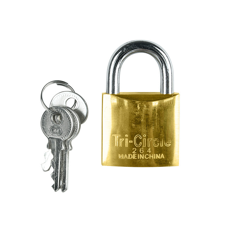 Padlock Brass 40mm Twin Pack