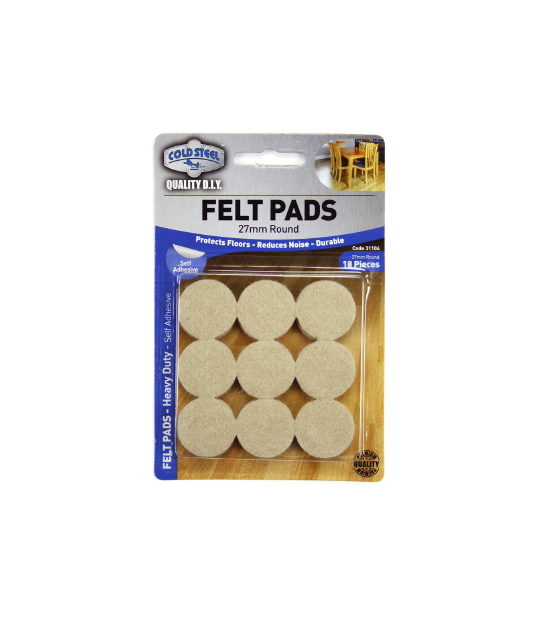 Round Felt Pads 27mm