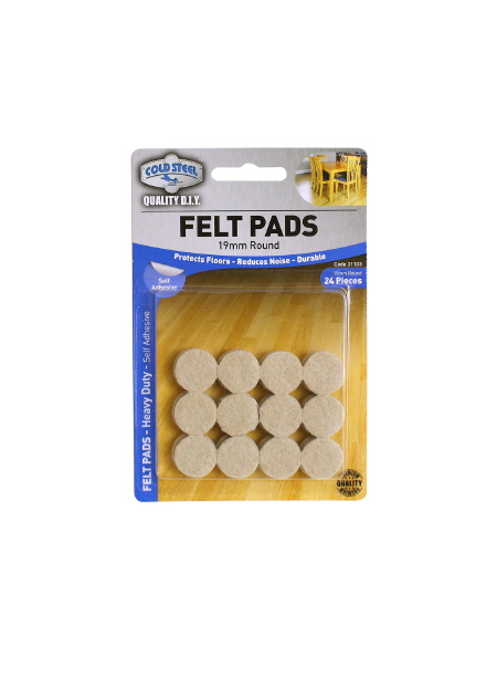 Round Felt Pads 19mm