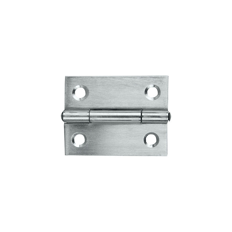 Butt Hinge SS 50x40mm Fixed Pin 2pk