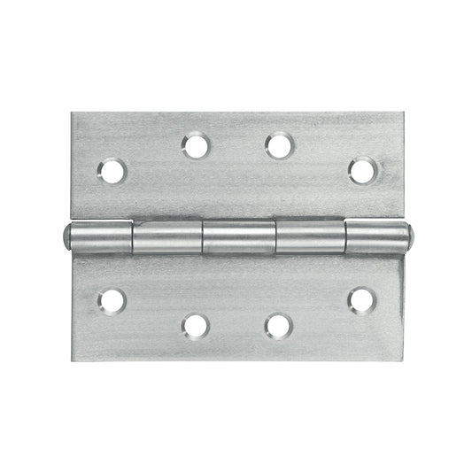 Butt Hinge SS 100x75mm Fixed Pin 2pk