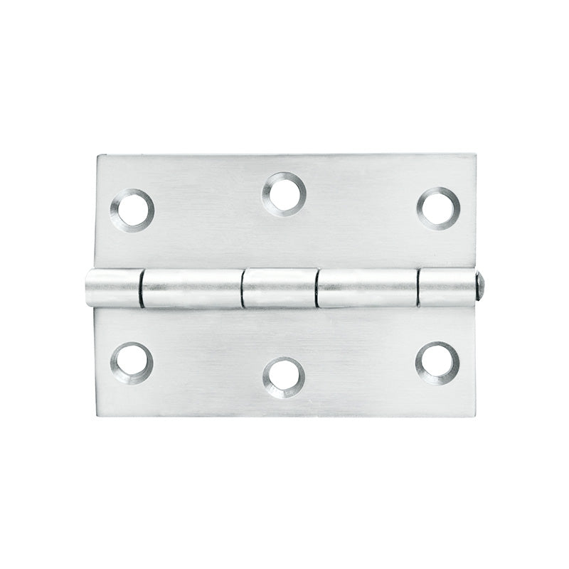 Butt Hinge SS 70x50mm Loose Pin 2pk