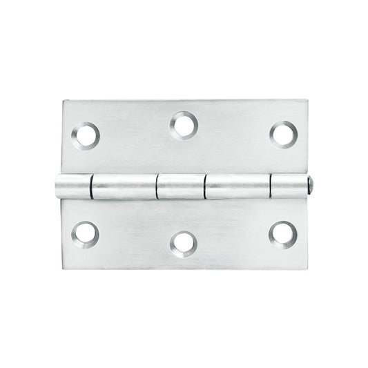 Butt Hinge SS 70x50mm Loose Pin 2pk