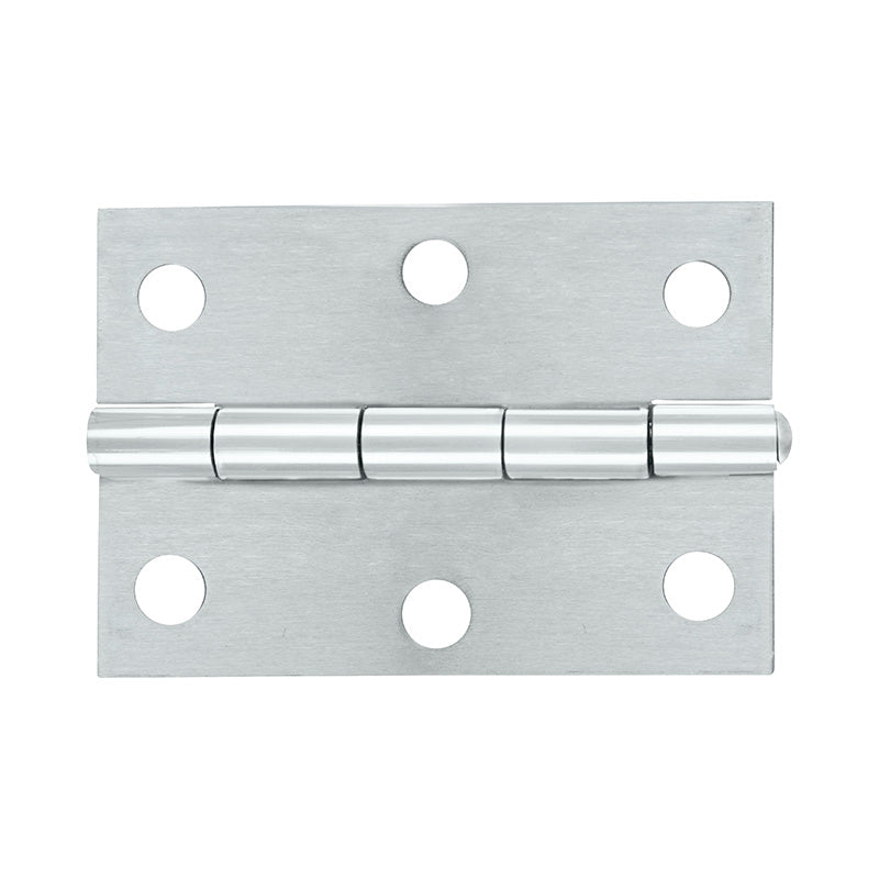 Butt Hinge SS 85x60mm Loose Pin 2pk