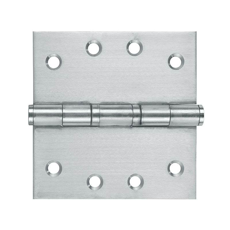 Butt Hinge SS 100x100mm Fixed Pin