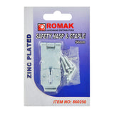 Safety Hasp & Staple 50mm Zinc