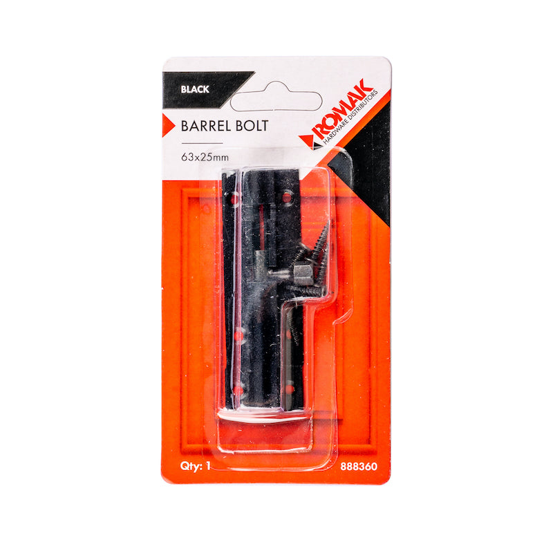 Barrel Bolt 63x25mm