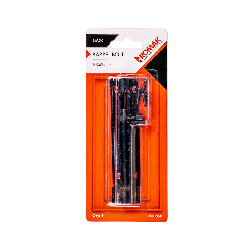 Barrel Bolt 100x25mm