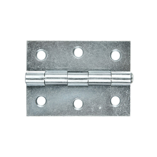 Butt Hinge Zinc 70x50mm Loose Pin 2pk