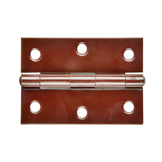 Butt Hinge Bronze 85x60mm Fixed 2pk