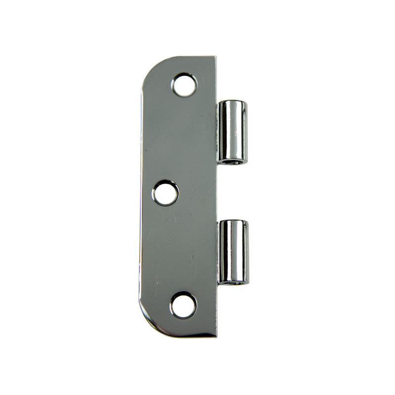 Radius Hinge Chrome 89x57mm Loose Pine