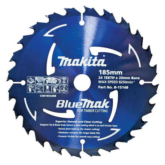 BlueMak Saw Blade 185mm x 20mm