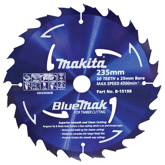 BlueMak Saw Blade 235mm x 25mm