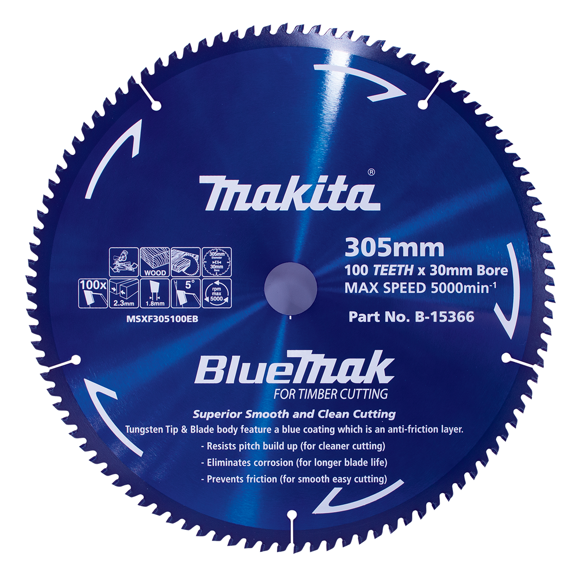 BlueMak Saw Blade 305mm x 100T