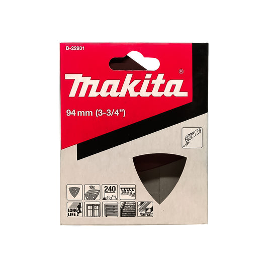 Multi Tool 240# Sand Paper Red Long Life 10pk