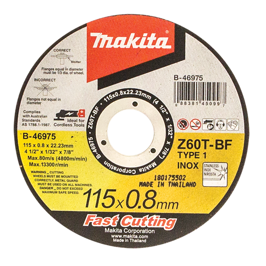 Elite Inox Cut Disc 115mm x 0.8mm