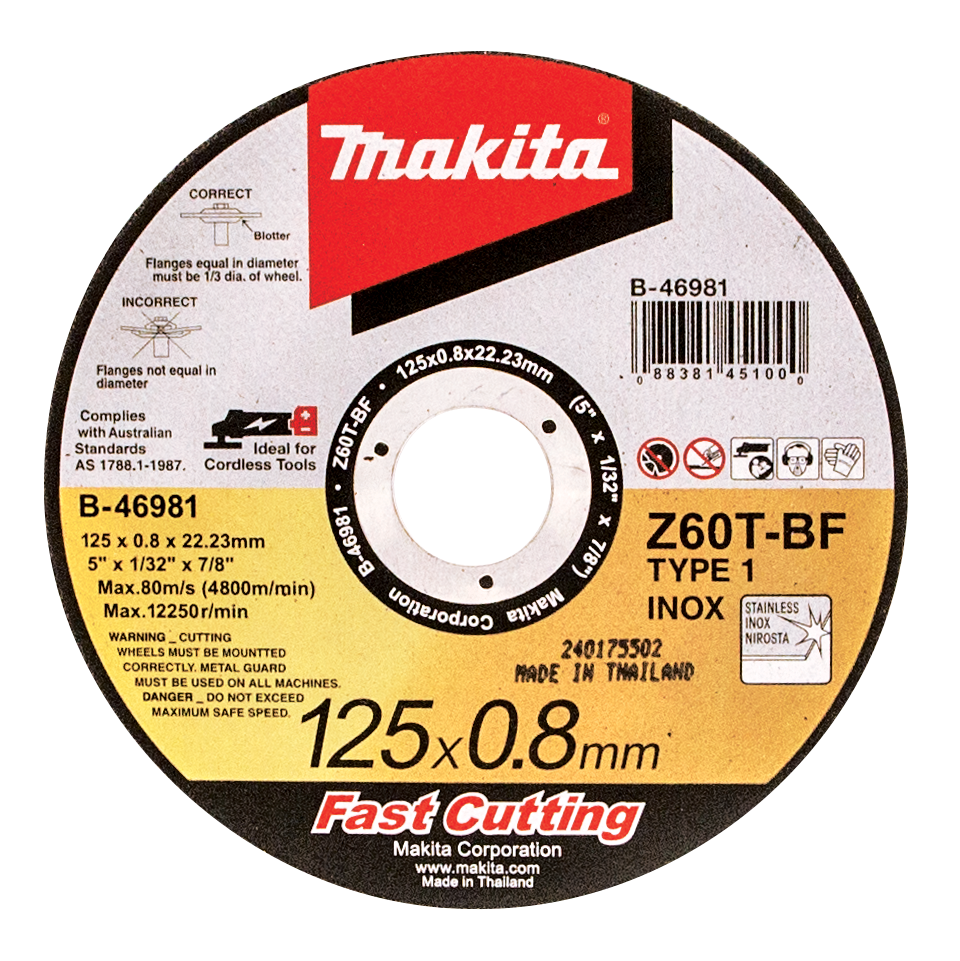Elite Inox Cut Disc 125mm x 0.8mm