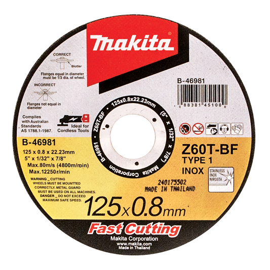 Elite Inox Cut Disc 125mm x 0.8mm