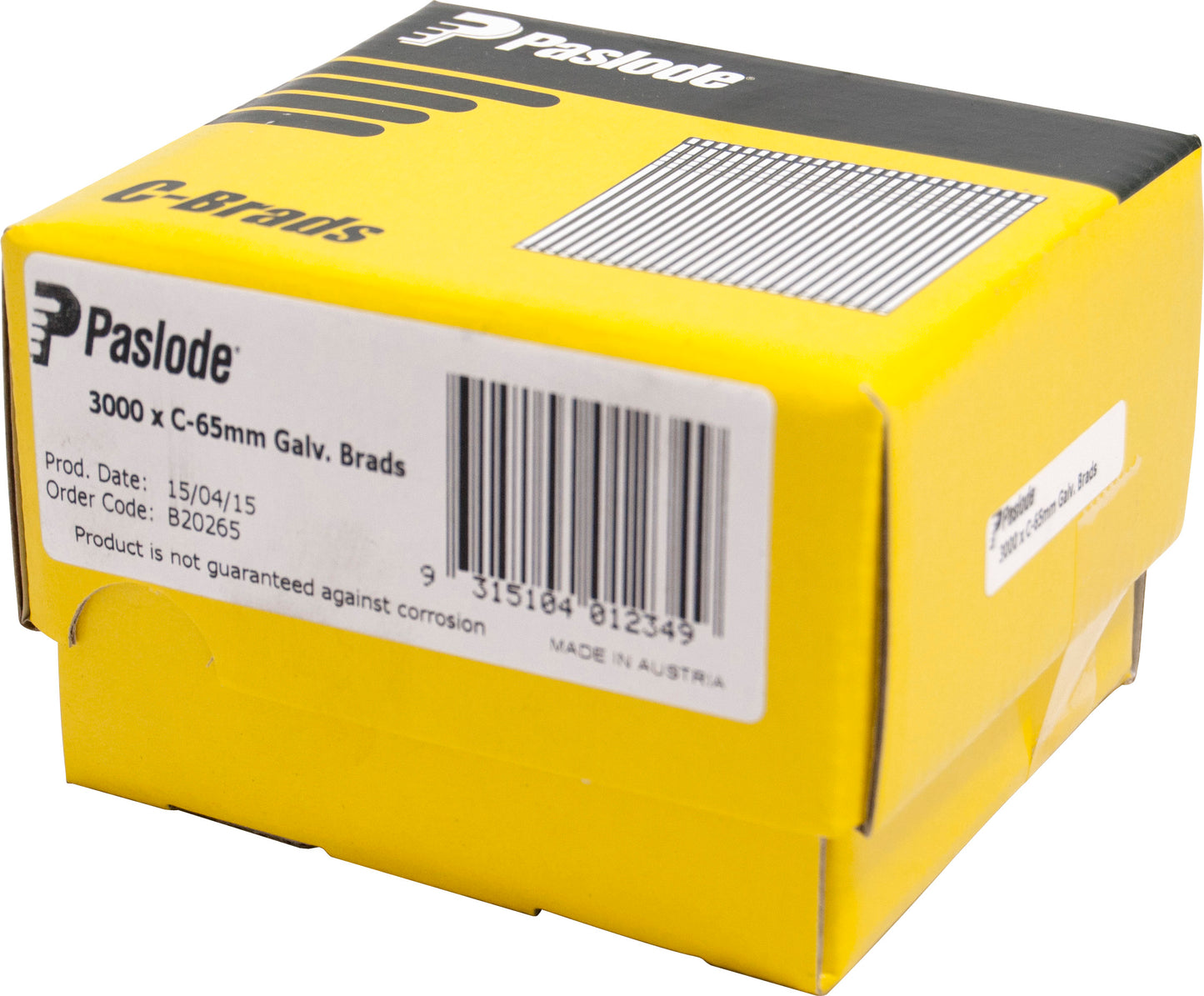 Pneumatic C65 Galv Brads