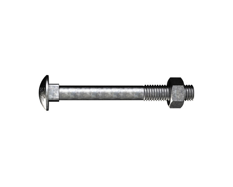 Cup Bolt Galv M8 x 130mm