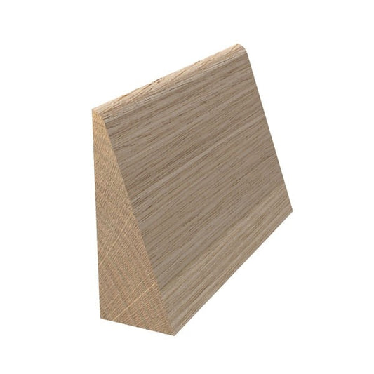 Bevel Glass Bead 30mm x 12mm Tas Oak