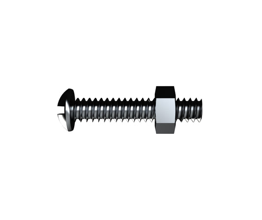 Round Bolt Zinc 3/16 x 50mm