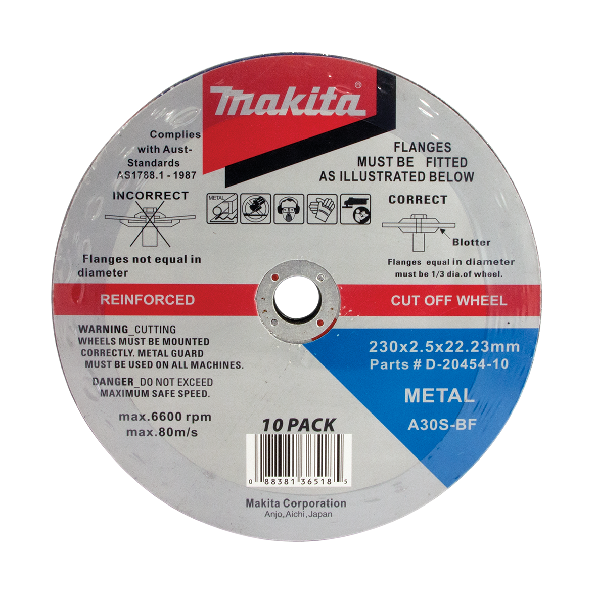 Metal Cut Disc 10pk