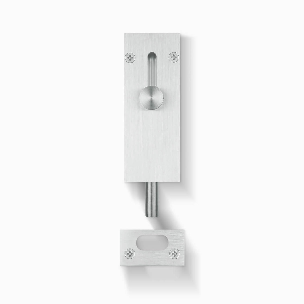 Window Drop Bolt Door Drop Bolt 100mm Satin Chrome