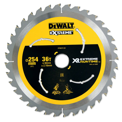 XR Extreme Runtime Saw Blade 254mm