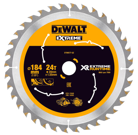 XR Extreme Runtime Saw Blade 184mm