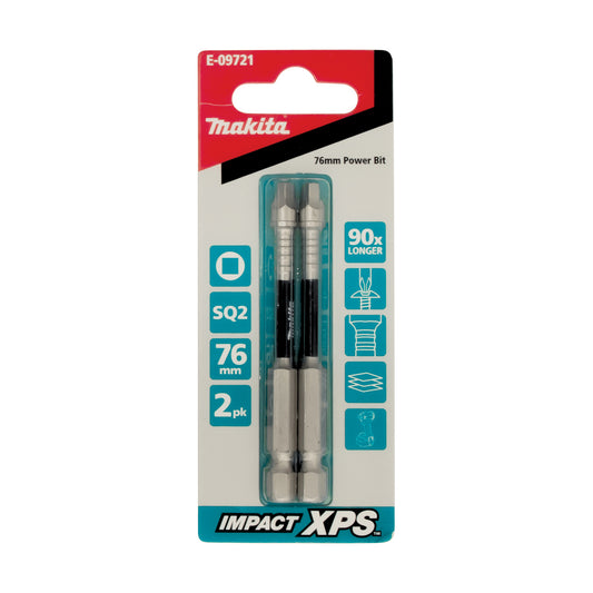 Impact XPS SQ2 75mm Power Bit 2pk